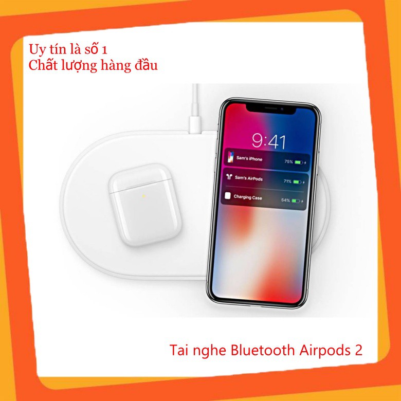 [AIRPODS 2] tai nghe bluetooth không dây nhét tai đổi tên định vị Phiên Bản Airpod 2 cao cấp bobstore01 | BigBuy360 - bigbuy360.vn