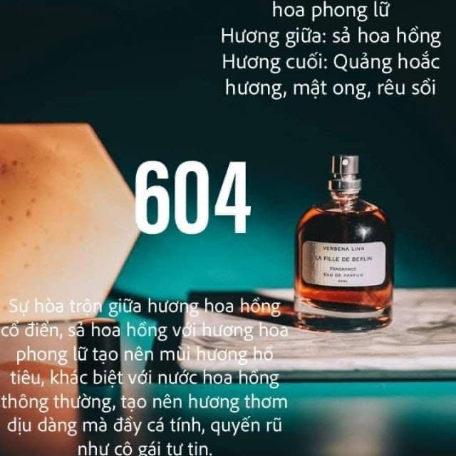 Nước hoa nôi địa, NƯỚC HOA VERBENA LINN PARFUM bản dupe, Bao thơm , Lưu Hương 4-6 Giờ | BigBuy360 - bigbuy360.vn