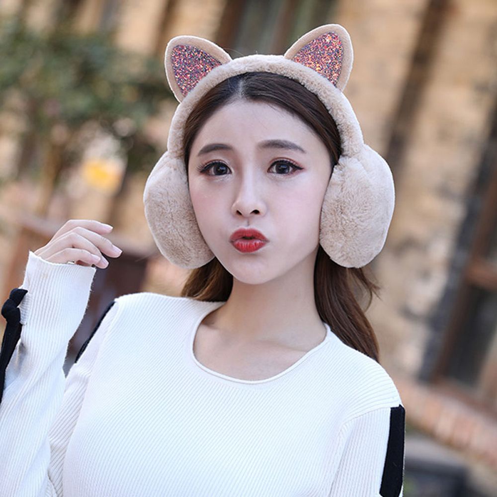 Đệm bịt tai vải nhung mềm mại chống gió lạnh dành cho trẻ em