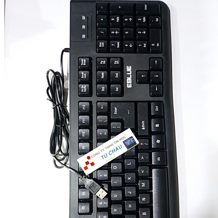 Bàn phím có dây EBLUE EKM045BK - Chuẩn USB