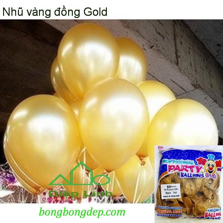 BONG BÓNG NHŨ THÁI LAN 10'' (25cm)- 10C/ Bịch TRANG TRÍ THÔI NÔI, SINH NHẬT