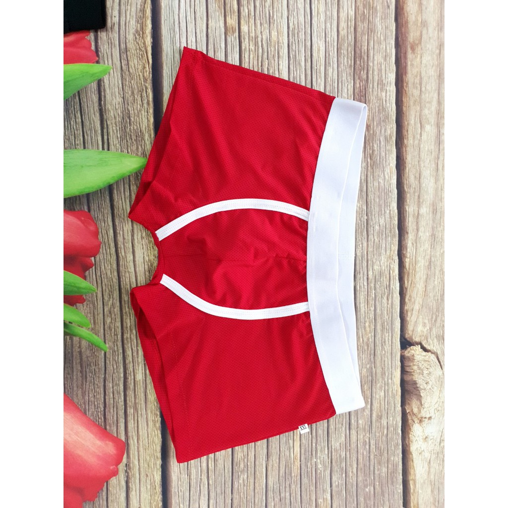 Bộ 3 quần boxer THÔNG HƠI nam ĐỎ - Đẹp mê ly