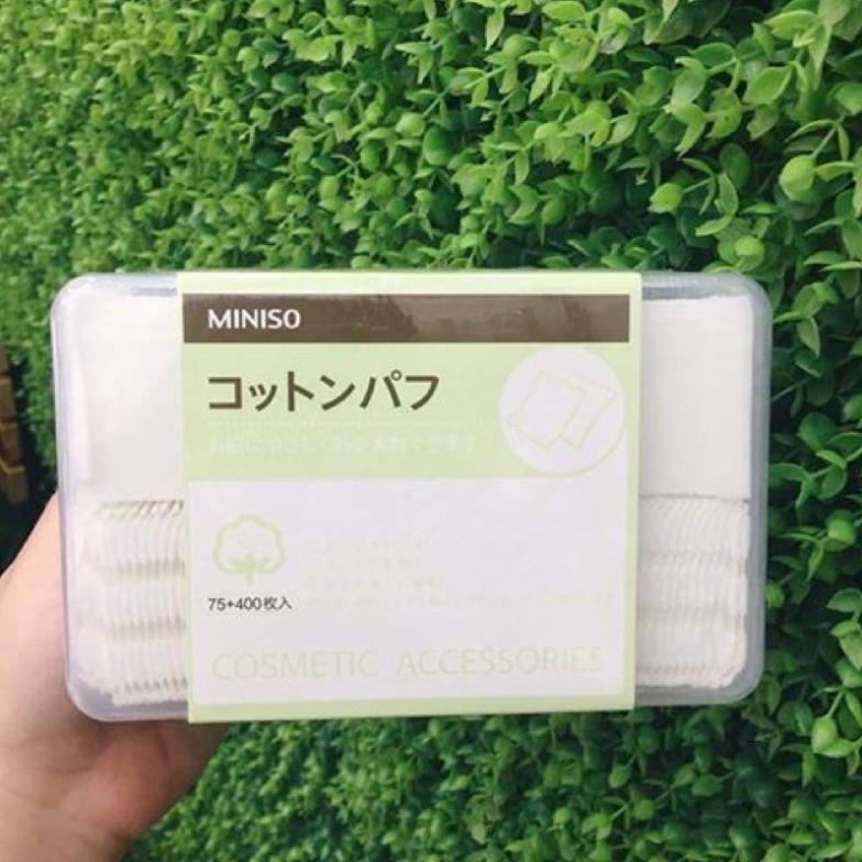 BÔNG TẨY TRANG MINISO NHẬT BẢN 475 - 1000 MIẾNG | BigBuy360 - bigbuy360.vn