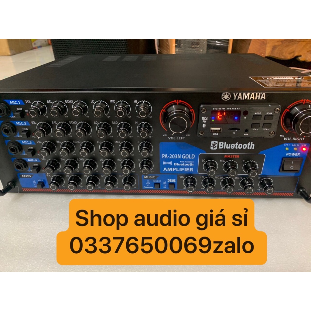 AMPLY 24 sò YAMAHA. 203 bluetooth 5.0 karaoke nghe nhạc mua hàng tư vấn liên hê S.Đ.T trên hình hoặc zalllo