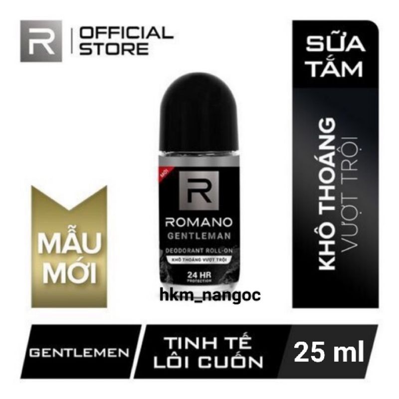 Lăn khử mùi Romano Gentleman 25ml