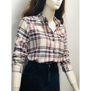 Áo kẻ caro unisex nam nữ hàng xuất dư xịn