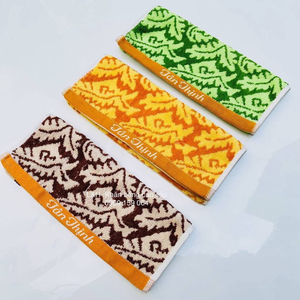 Khăn mặt lá me Tân Thịnh, kt 30x50cm