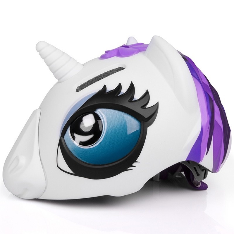 Mũ bảo hiểm hình kỳ lân 3d xinh xắn cho bé đi xe đạp / trượt ván