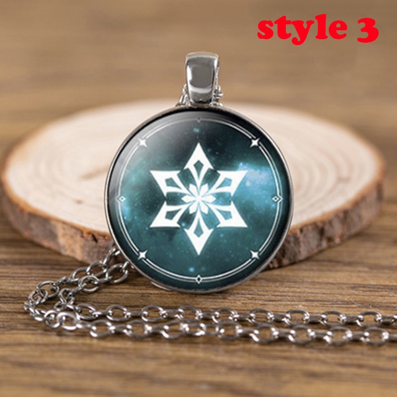 Vòng cổ mặt acrylic phong cách trò chơi Genshin Impact