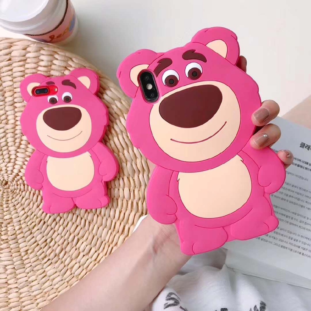 Ốp Điện Thoại Silicon Mềm Hình Gấu 3D Cho ViVO Y17 Y15 Y12 Y11 Y19 S1 V11i V11Pro V9 V5Plus V7Plus S1Pro Y91C