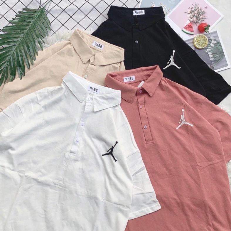 Thun Cổ Bẻ Polo Hình Unisex Hàng Quảng Châu Ulzzang  2011 [ẢNH THẬT]