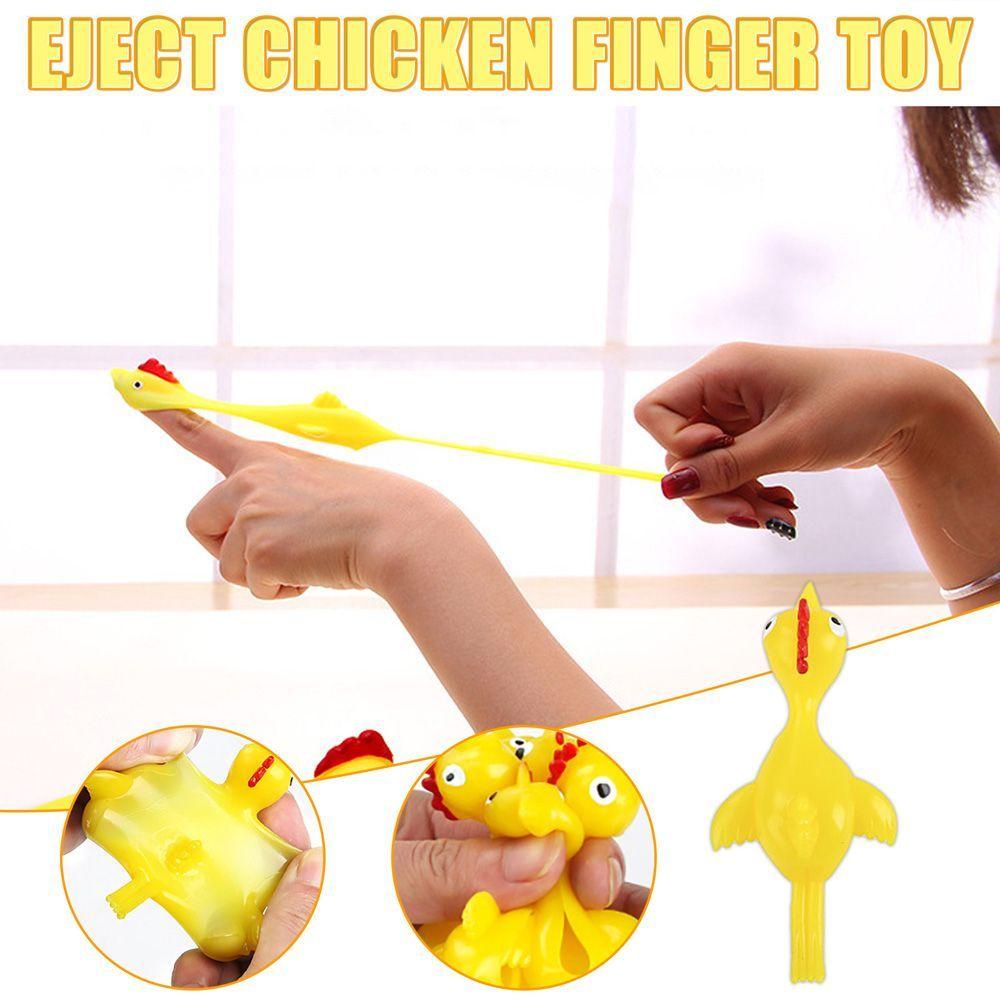 1-20 Con Gà Cao Su Mềm Co Giãn Đồ Chơi Vui Nhộn Cho Trẻ Em Và Người Lớn