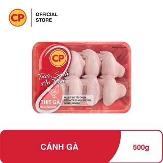CP Cánh gà tươi mới mỗi ngày 500g - Được sản xuất theo tiêu chuẩn 3F. Đảm bảo truy xuất nguồn gốc rõ ràng