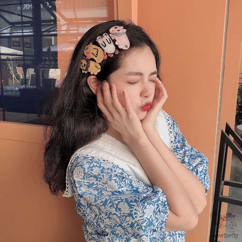 Đồ Kẹp Tóc Kiểu Dáng Hàn Quốc Đáng Yêu Cho Bé Gái