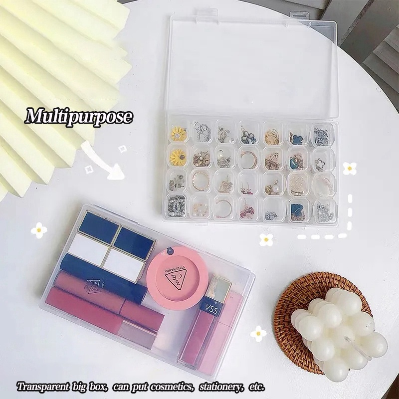 Hộp Đựng Thuốc / Trang Sức Trong Suốt Đa Năng