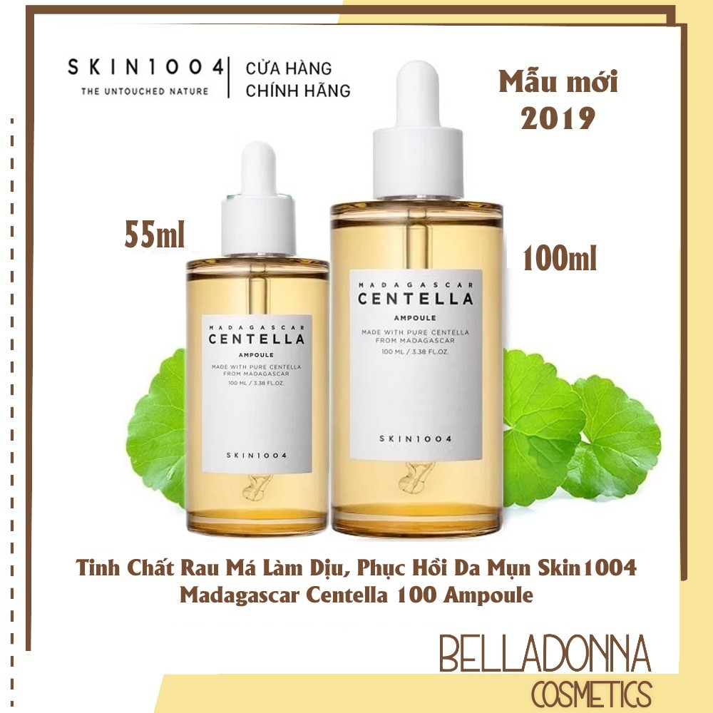 [MẪU MỚI 2020] Tinh Chất Rau Má Làm Dịu, Phục Hồi Da Mụn Skin1004 Madagascar Centella 100 Ampoule