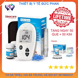 Máy đo đường huyết Safe- Accu Sino Care