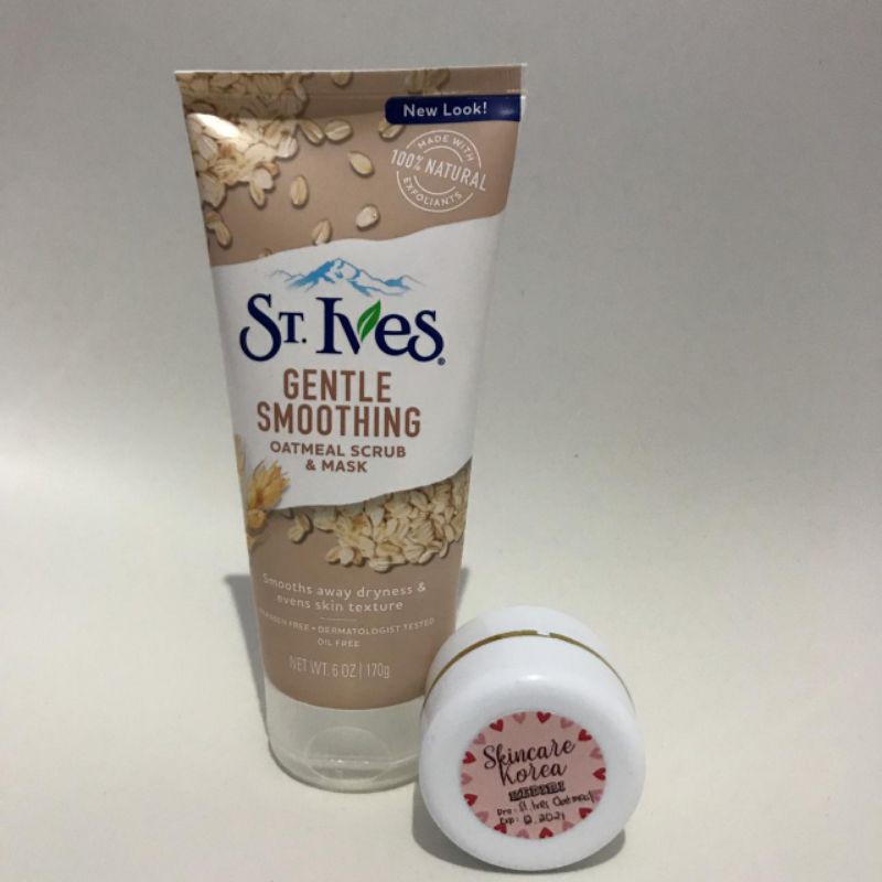 (hàng Mới Về) Mặt Nạ Oatmeal Share In Jar St Ives Và Mặt Nạ 12.5 Grams