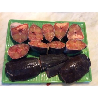 Cá trê làm sạch cắt khúc
