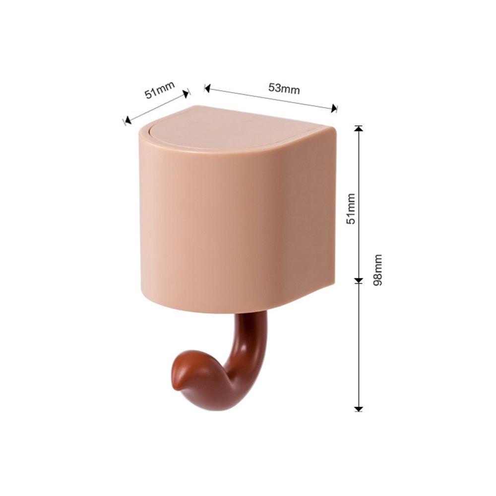 Móc Dán Tường Bằng ABS Không Đục Lỗ Họa Tiết Hoạt Hình Siêu Dễ Thương