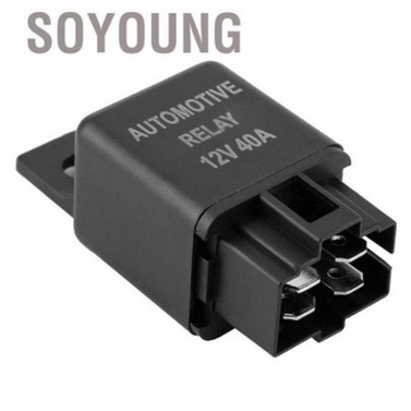 Quạt Relay Rơ Le 12v 40a 4 Rờ chân kính chỉnh điện kèn còi Chất Lượng Cao cho xe hơi ô tô Toyota Honda Kia Hyundai