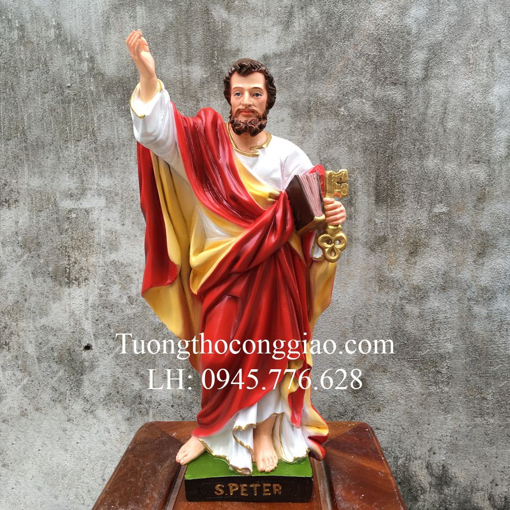 Tượng Thánh Phêrô  45cm Composite