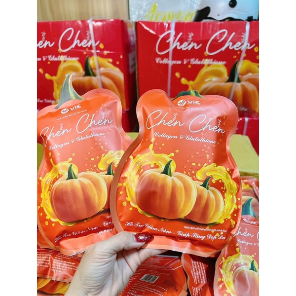 THẠCH BÍ ĐỎ CHEN CHEN (thạch nở ngực) tặng thước dây