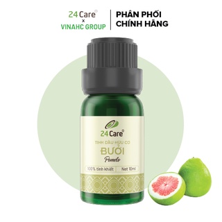 [MUA 1 TẶNG 1] Tinh dầu Bưởi VN 24Care nguồn gốc thiên nhiên 100% - xông phòng, dưỡng tóc, giảm mỡ bụng 10ml