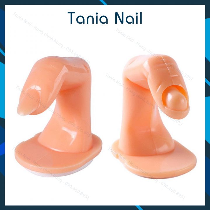 Ngón Tay Giả Học Nail Ngón Có Khóe Móng Nhọn