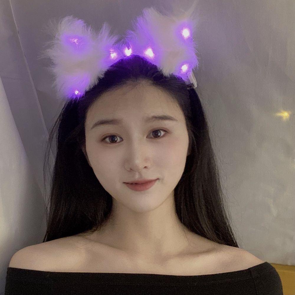 JARRED Băng Đô Tai Mèo Phát Sáng Dễ Thương