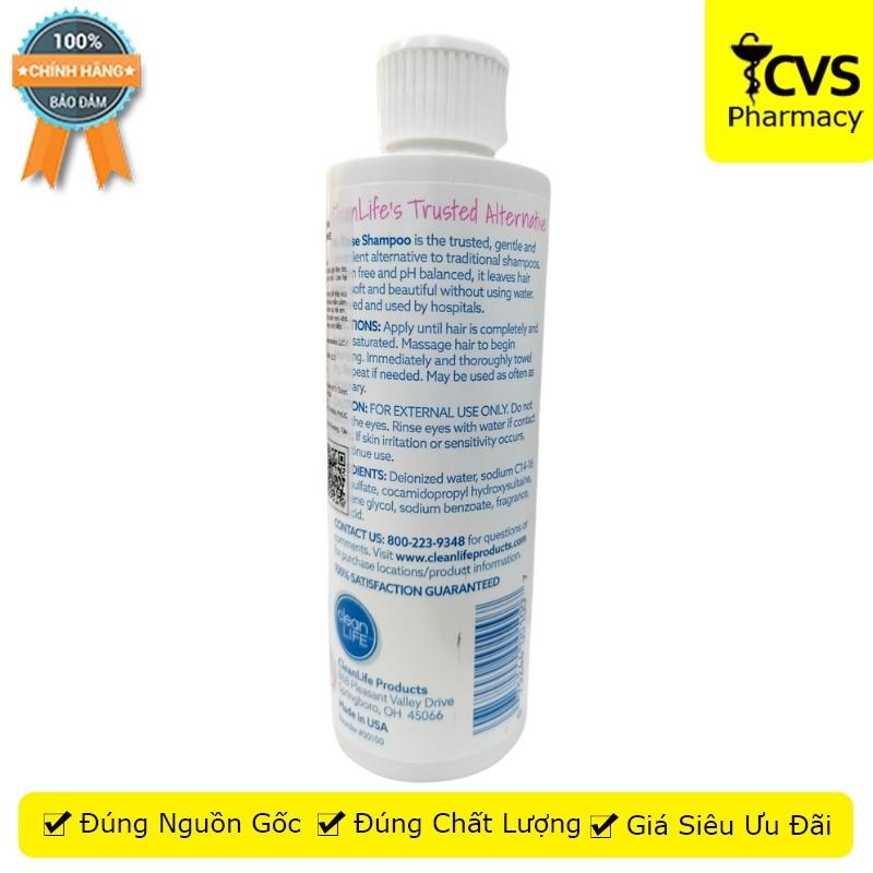 Dầu Gội Khô NoRinse Shampoo - Chai No Rinse 236,6ml  CVS pharmacy