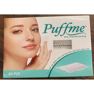 Bông tẩy trang POP-FINE hộp 80 miếng