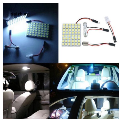 Đèn LED nội thất trần xe hơi ô tô siêu sáng công suất cao T10 12V cho các xe Toyota Vios Innova Hyundai Accent