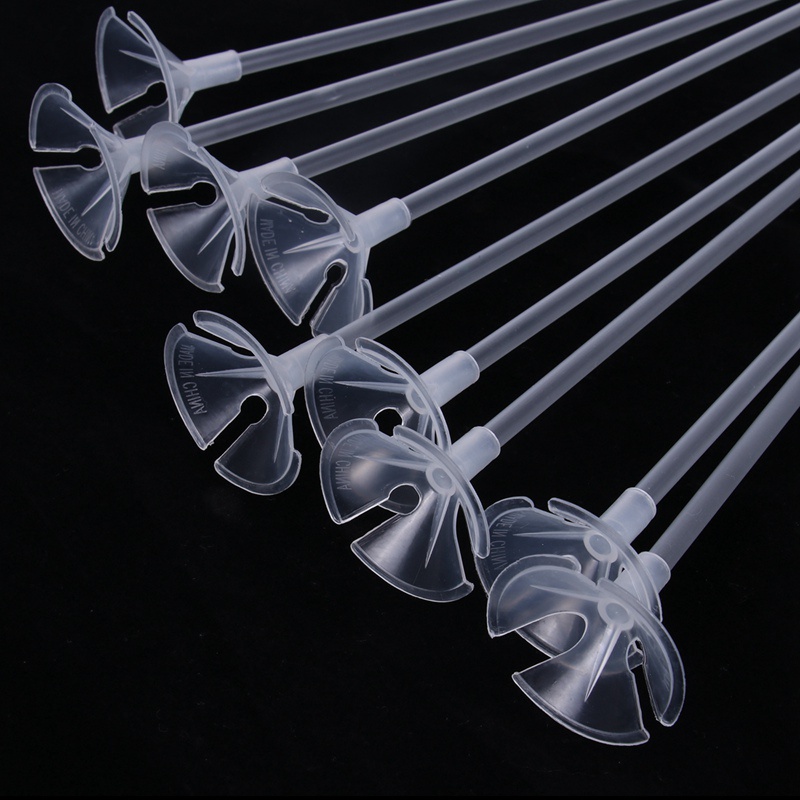Set 100 Thanh Giá Đỡ Trong Suốt 40cm Dùng Trang Trí Bong Bóng
