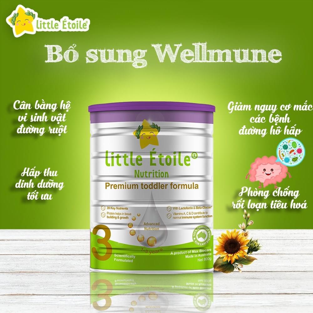 Sữa bột ngôi sao nhỏ max biocare Little etoile nutrition premium infant formula hàng nhập khẩu úc số 3 hôp 800g