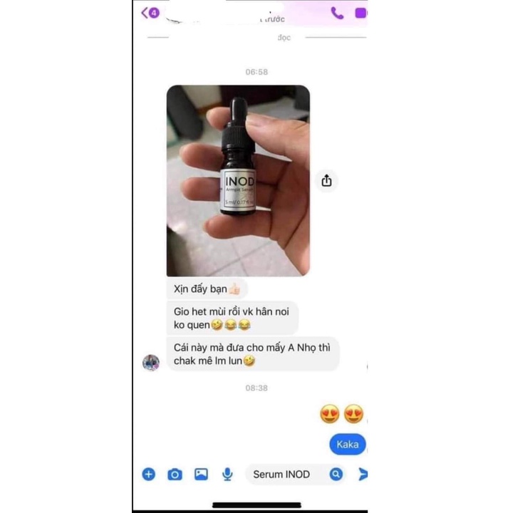 Serum khử mùi hôi nách hôi chân INOD Huyền Phi 5ml