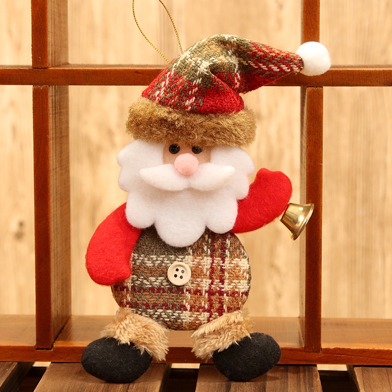 Phụ Kiện Treo Trang Trí Cây Thông Giáng Sinh Hình Ông Già Noel / Người Tuyết / Gấu / Nai Sừng Tấm Diy