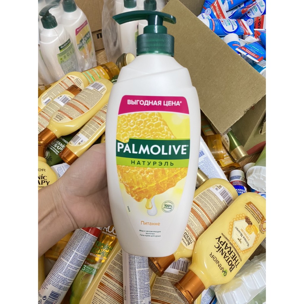 [ CHÍNH HÃNG ] Sữa Tắm Palmolive Naturals Chiết Xuất 100% Thiên Nhiên 500g Mật ong Và Sữa