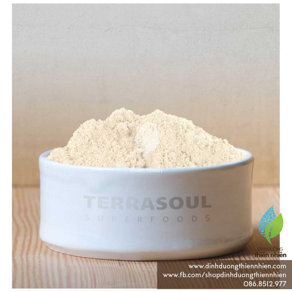 Bột Vỏ Hạt Mã Đề Terrasoul Organic Psyllium Husk Powder 100g, DẠNG BỘT MỊN