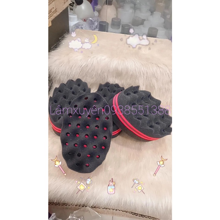 Xốp Móp Moust  Mút phủi tóc móng nail bụi bẩn cho salon tóc nam nữ barber shop mềm mịn dai cao cấp tiện lợi