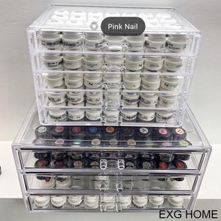 Hộp Đựng Keo Dán Móng Tay Bằng Acrylic Trong Suốt Kiểu Nhật Bản