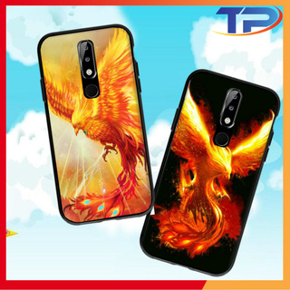 Ốp lưng Nokia 3 / 3.1 / 3.1 Plus / 5 / 5.1 Plus / 6 / 6.1 Plus / 7.2 / 8.1 hình Phượng Hoàng Lửa 01