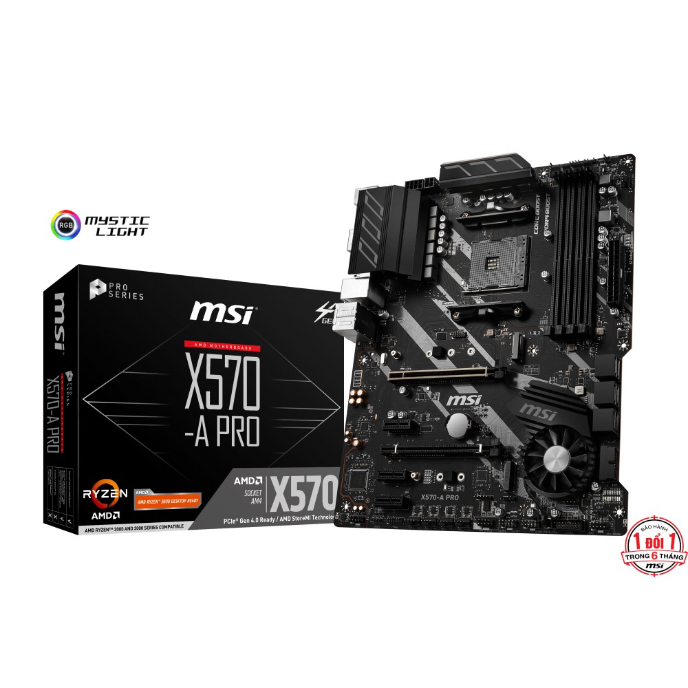 Bo Mạch Chủ MSI X570 A PRO - New BH 36 Tháng - Chính Hãng Mai Hoàng