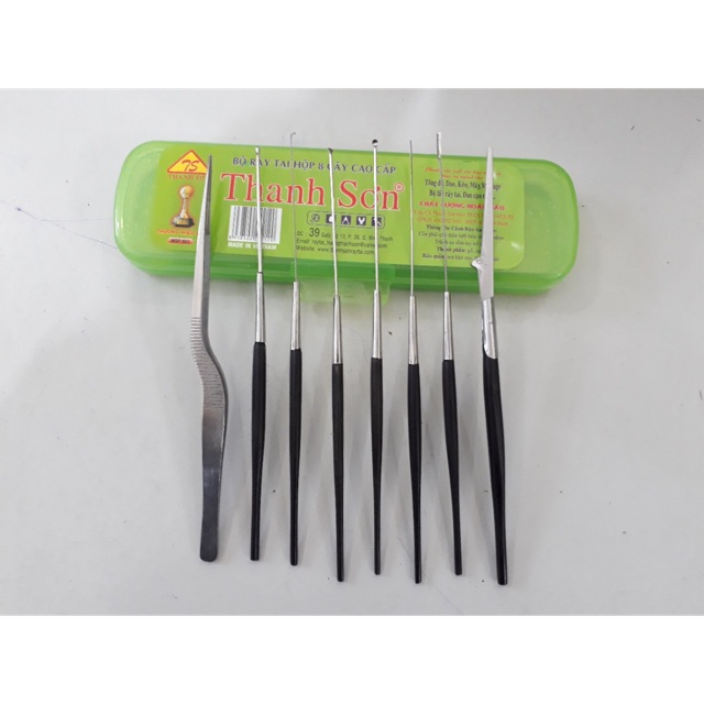 Bộ lấy ráy tai cao cấp 8 món