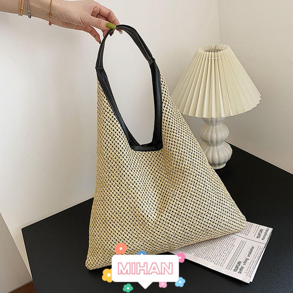 Túi Cói Đeo Vai Sức Chứa Lớn Thời Trang Đi Biển Mùa Hè MIHAN1