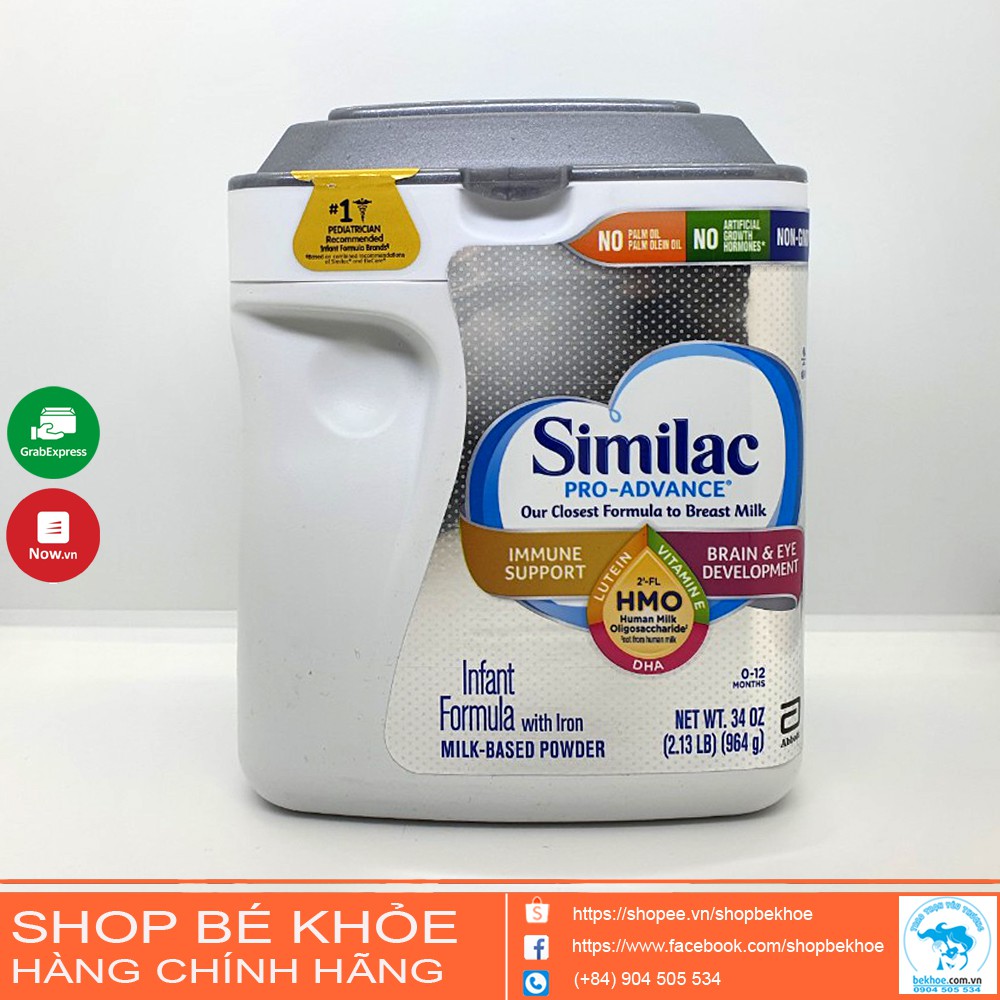 Sữa Similac Pro Advance HMO - Similac Pro Advance cho bé 658gr, 873gr và 964gr