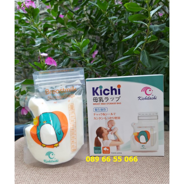 Sỉ 10 hộp túi trữ sữa Kichilachi