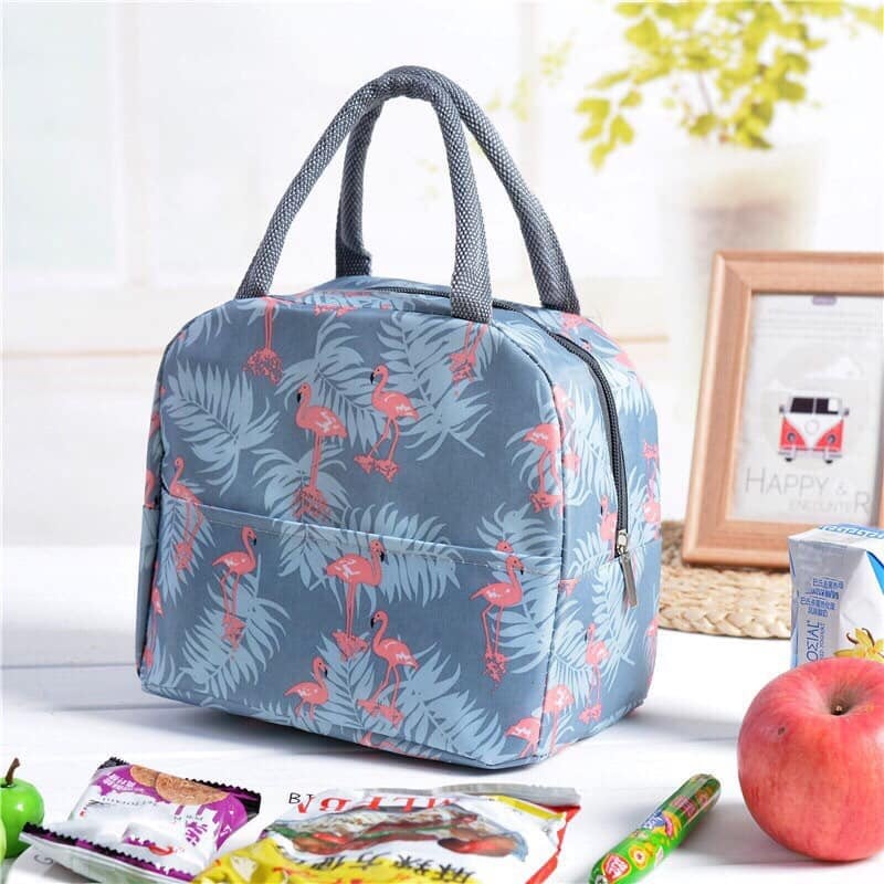 Túi Giữ Nhiệt Hình Hạc, Túi Đựng Hộp Cơm Nhỏ Gọn, Xinh Xắn