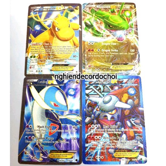 1 tấm Thẻ bài POKEMON EX siêu xịn . Tặng kèm bọc kiếng.