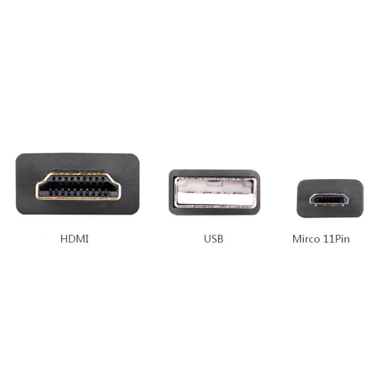 Cáp chuyển đổi MHL 11pin sang HDMI dài 2m chính hãng Ugreen 20139